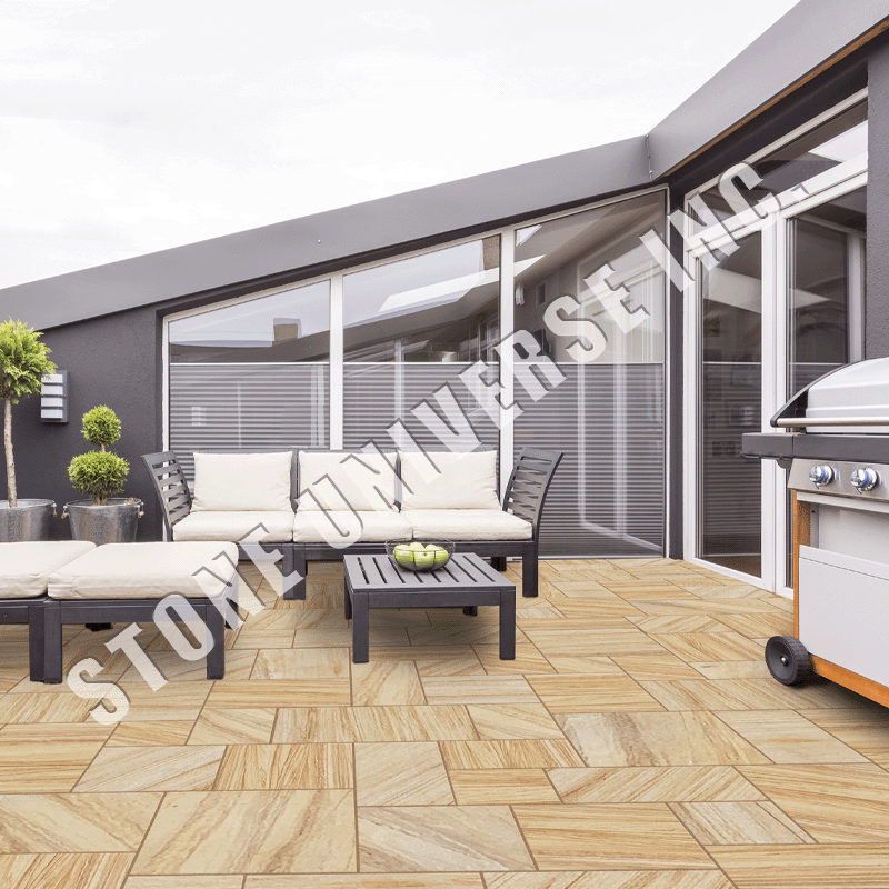 Paver Ashlar Pattern Teakwood (East)