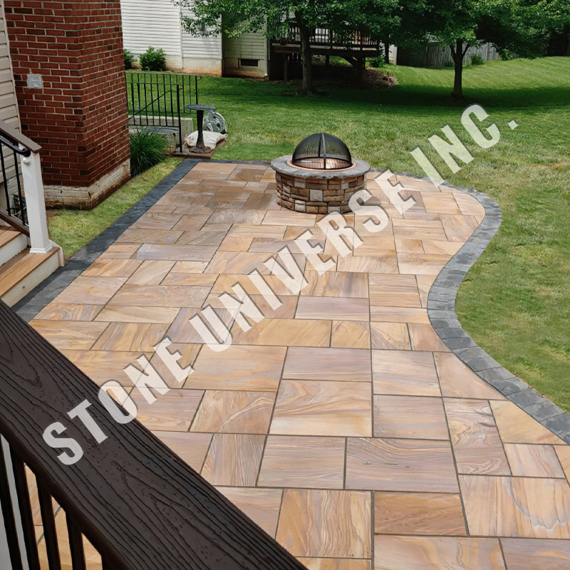 Paver Ashlar Pattern Rainbow (East)