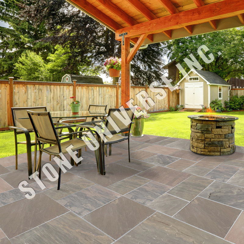 Paver Ashlar Pattern Autumn Brown (East)