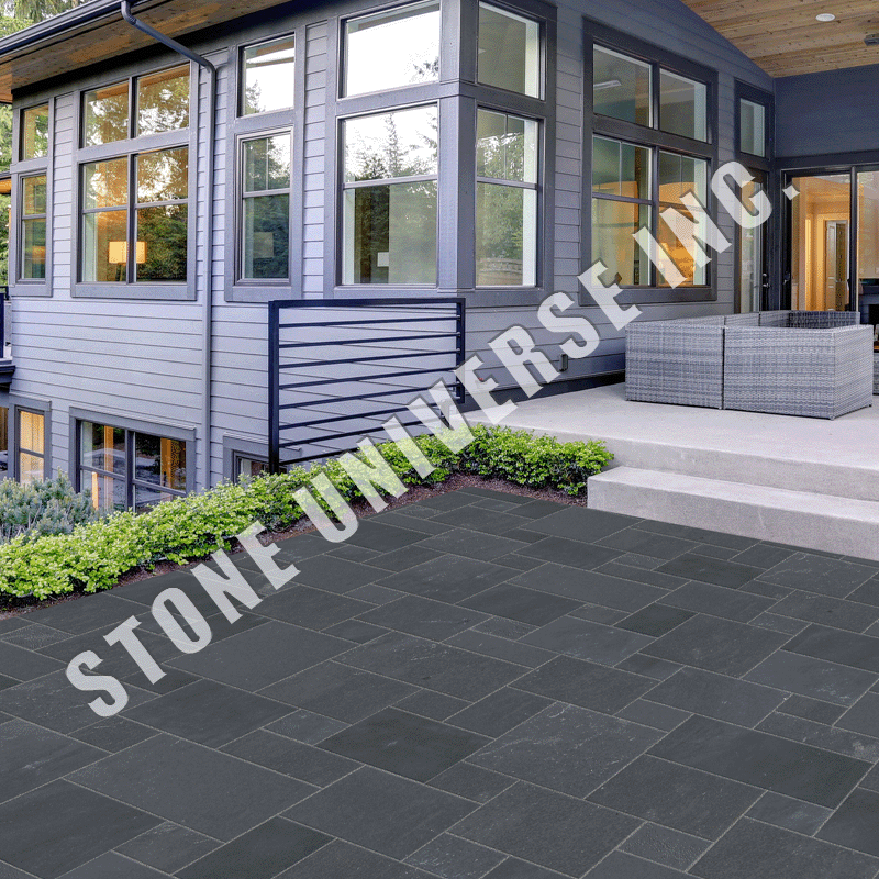 Paver Jumbo Pattern Lime Black (West)