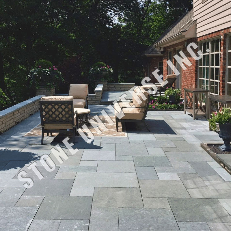 Paver Jumbo Pattern Indian Bluestone (West)