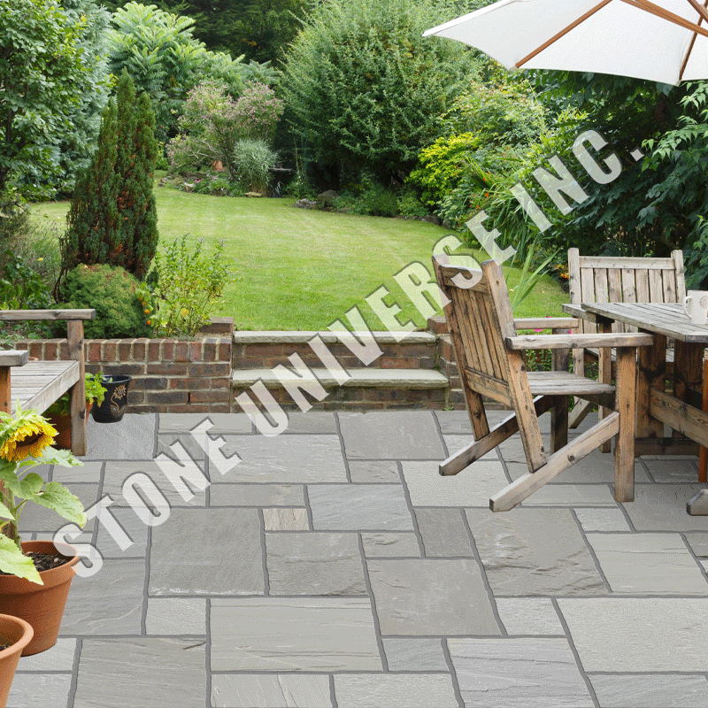 Rock Face Jumbo Pattern Grey Mist (West & East)