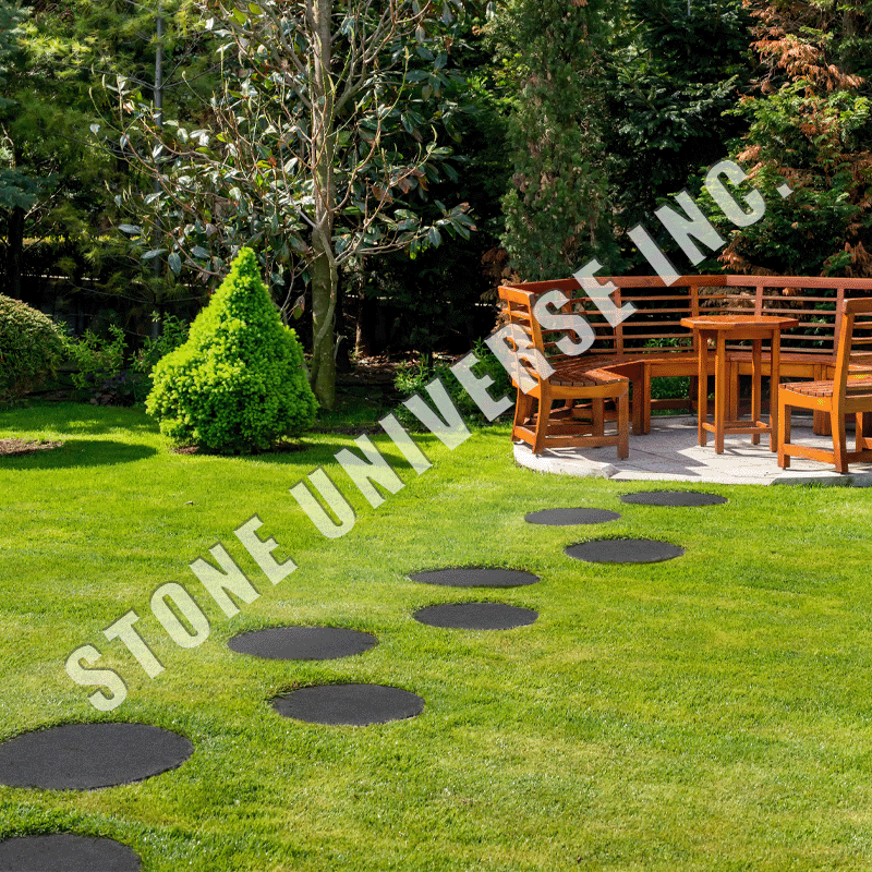 Stepping Stone Antique Black - Round (West)