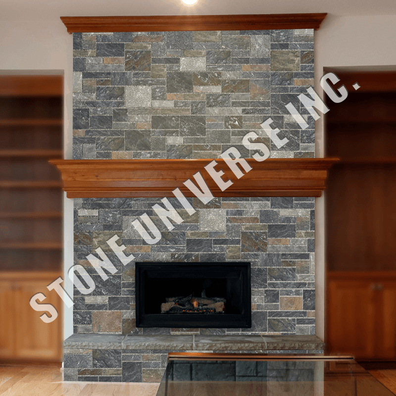 Thin Veneer Ashlar - Mica Rust( East)