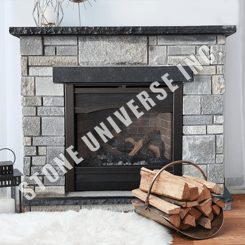 Thin Veneer Ashlar - Steel Quartz (West & East)