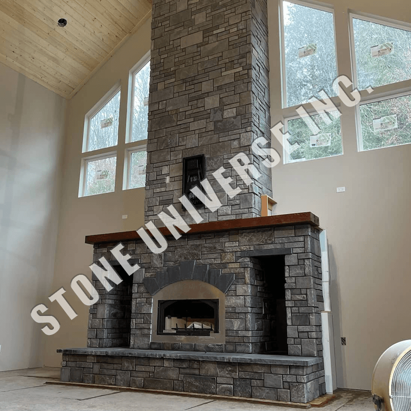 Thin Veneer Ashlar - Steel Quartz (West & East)