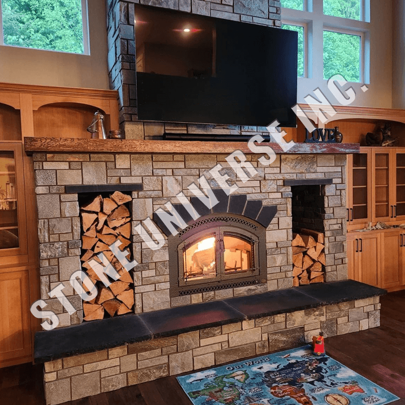 Thin Veneer Ashlar - Steel Quartz (West & East)