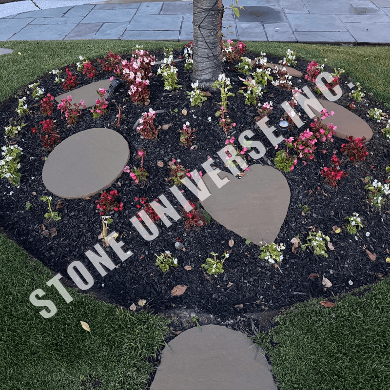 Stepping Stone Antique Brown - Heart (West)