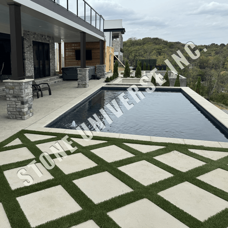 Paver Ashlar Pattern Vintage White (East)