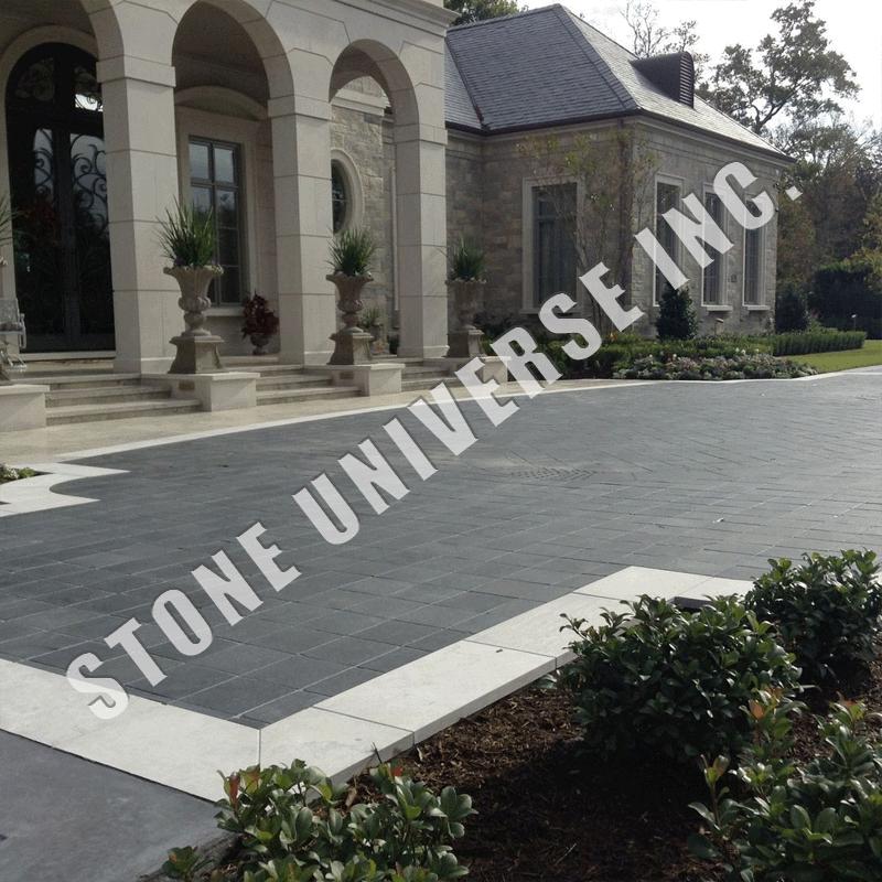 Driveway Pavers Antique Black Saw Cut (West)