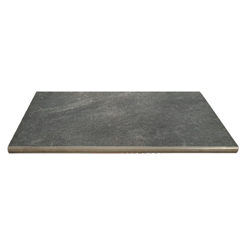 Porcelain Bullnose Black Wave (West & East)