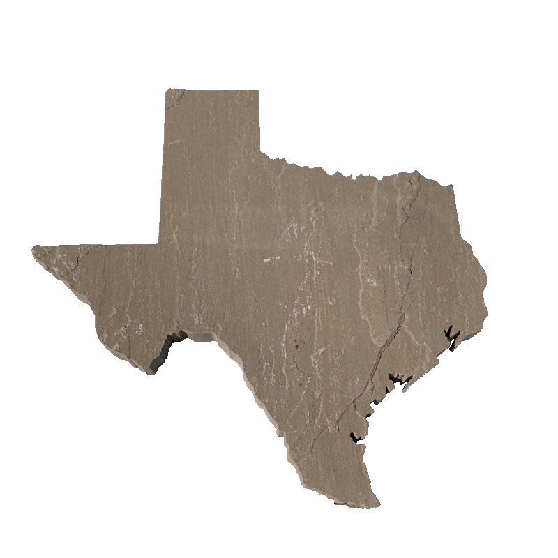 Stepping Stone Brown Mist - Texas Map